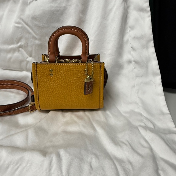 Coach 1941 Rogue 12 Regenerative Leather in Buttercup - Picture 7 of 10